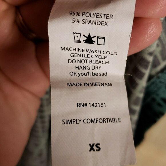 Lularoe Oversized Short Sleeve Tunic Top XS - Picture 6 of 6